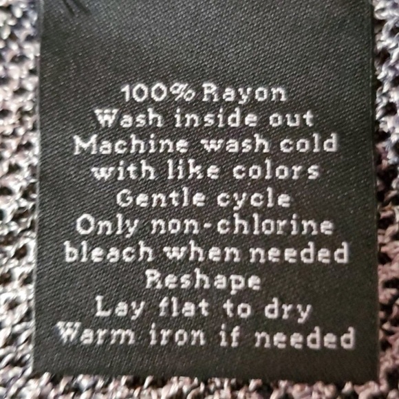 Rock&republic Space Dye Moto Bandit Black/White Sheer Sweater NWT - Picture 6 of 7